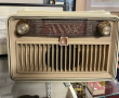 Lot de 2 postes de radio anciens en bois