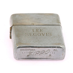 ZIPPO - Briquet marqué "Lee Segovis" et 