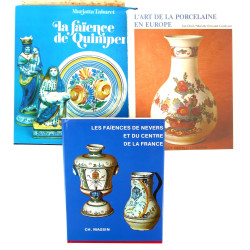 Thème CERAMIQUES - Lot de 3 ouvrages : 1