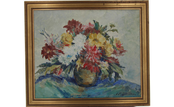 Joachim LE BOTMEL (1890-1979) "Bouquet d