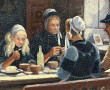 Étienne BOUILLE (1858-1933) "Le repas de