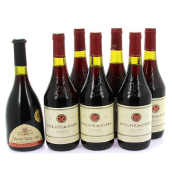 7 B COTES DU RHONE (6 de 1993 + 1 de 199