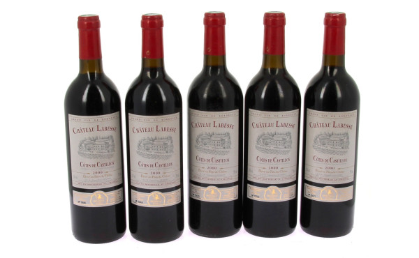 5 B COTES DE CASTILLON 2000 Ch Labesse