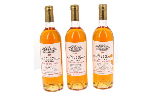 3 B Ch SIGALAS-RABAUD 1988 1GCC Sauterne