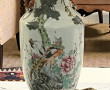 CHINE fin XIXème - Grand vase en porcela