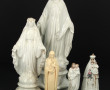 5 statuettes religieuses anciennes : 3 V