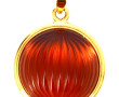 LALIQUE France - Pendentif en plaqué or 