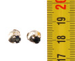 Puces d'oreilles en or gris 18 carats, p