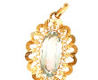 Pendentif en or jaune 18 carats, poinçon