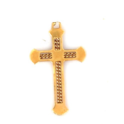 Pendentif croix (usure importante à la b