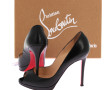 LOUBOUTIN - Paire d'escarpins ouverts à 