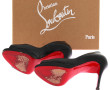 LOUBOUTIN - Paire d'escarpins ouverts à 