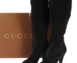 GUCCI - Paire de hautes bottes en croût