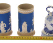 COPLAND - Paire de petits vases cylindri