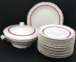 Service de table en porcelaine blanche, 