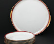 Service de table en porcelaine blanche, 