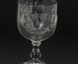 4 verres à absinthe anciens en verre mou