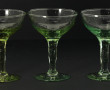 11 coupes à champagne en verre bullé tei