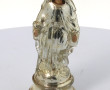 Vierge en verre églomisé, époque XIXème,