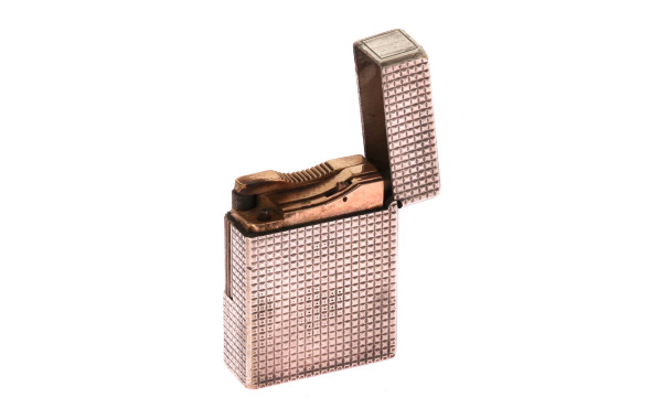 DUPONT - Briquet en métal argenté (petit