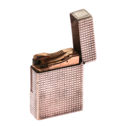 DUPONT - Briquet en métal argenté (petit