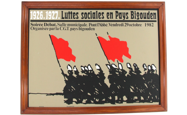 Affiche encadrée Luttes sociales en pays