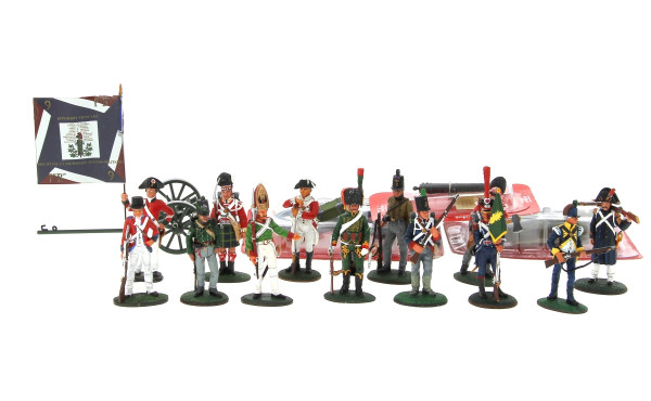 12 figurines militaires en plomb période