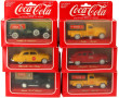 COCA COLA - 6 véhicules 1/43 en BO