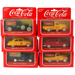 COCA COLA - 6 véhicules 1/43 en BO