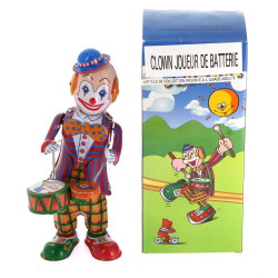 Jouet mécanique dans sa BO : Clown joueu