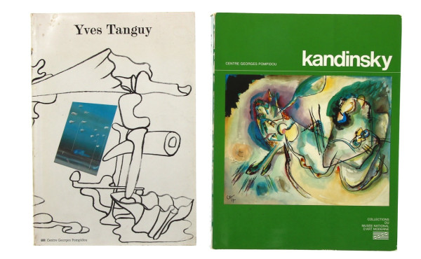 Lot de 2 livres d'art "Kandinski" Centre