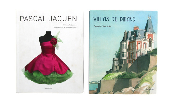 Lot de 2 livres: "Villas de Dinard" ill.