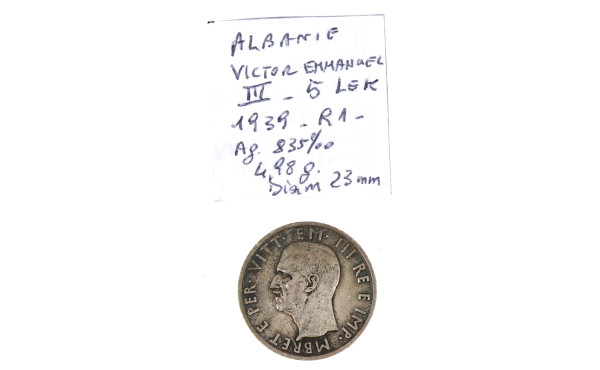 Albanie italienne - Victor-Emmanuel III 