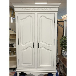 Armoire moderne Country Corner laquée bl