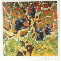 Alain THOMAS (1942) "Koalas", tirage en 