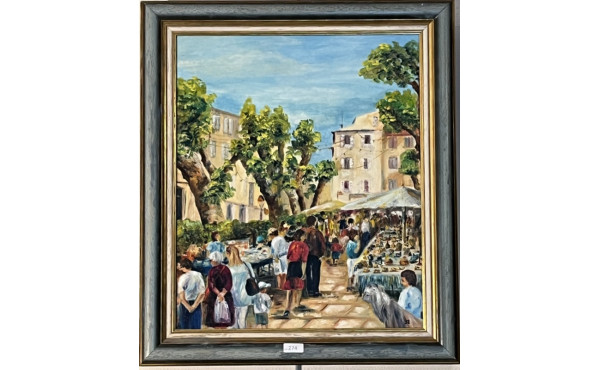 Ecole XXIème "Marché aux puces en été", 