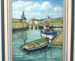 Gabriel CARADEC (1920-2004) "Petit port 