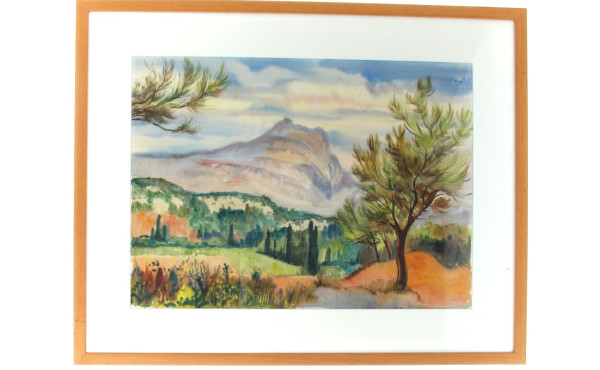 Jean CAVENG (1905-1993) "Montagne Ste Vi