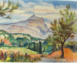 Jean CAVENG (1905-1993) "Montagne Ste Vi