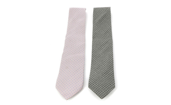 LANVIN Paris et LANCEL - Lot de 2 cravat