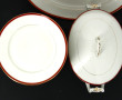 Service de table ancien en porcelaine bl