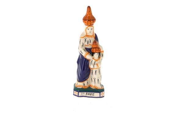 HB Quimper - "Ste Anne", statuette en fa