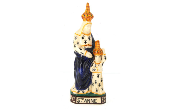 HB Quimper - "Ste Anne", statuette en fa