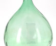 Dame jeanne en verre vert, H 37,5 cm