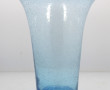 BIOT - Important vase bleu en verre bull