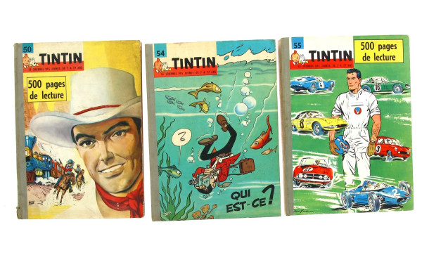 TINTIN - Série de recueils Journal de Ti