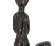 Afrique - Statuette en bois sculpté pati