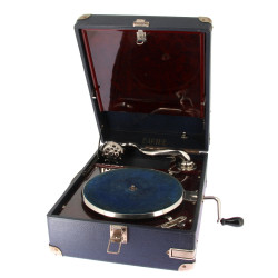 Gramophone des années 30 en bois vernis 