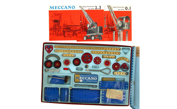 MECCANO - Coffret n° 3 (qqs manques, qqs