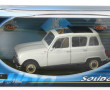 SOLIDO S - Renault 4L blanche, en BO